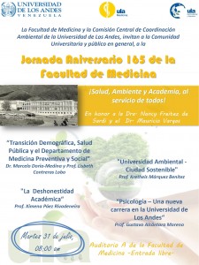 Jornada Aniversario 165 de la Facultad de Medicina