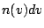 $n(v)dv$