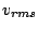 $v_{rms}$